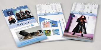 Firemní nástěnné kalendáře s pohlednicemi