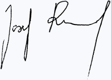podpis - Josef Ruml